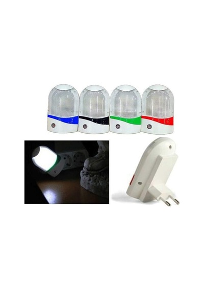 Fotoselli Led Gece Lambası, Otomatik Sensörlü 10 Parça Siyah