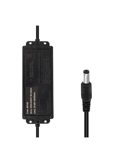 18746 12 Volt - 24 Volt - 5 Amper Çok Uçlu Di Ji Tal Ekranli Ayarli Kademeli Adaptör