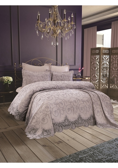 Anna Karina Home Consept İsabella 6 Parça Pike Takımı Gri