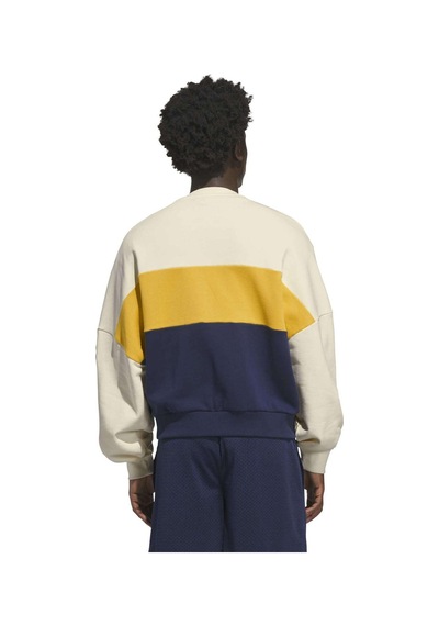 Ks8191-e Adidas Varsıty Crew Erkek Sweatshirt Krem Ks8191-e Krem Lacivert