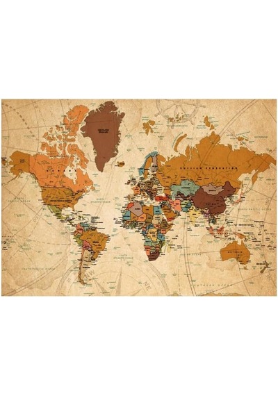 1000 Parça Puzzle - World Map-ıı Dünya Haritası-ıı