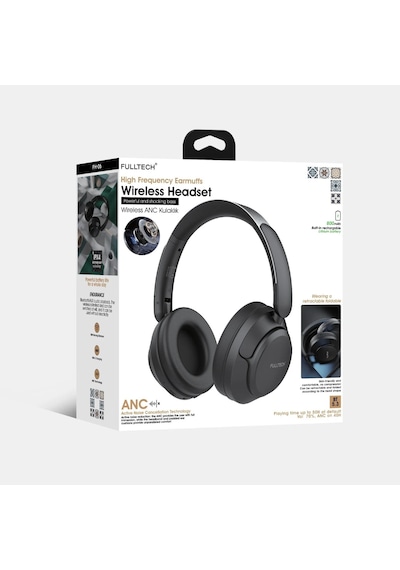 Fulltech FH-06 Bluetooth 5.3 Kulak Üstü Kulaklık