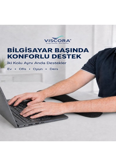 Vıscora Çok Amaçlı%100 Visco Kol, Bilek, Destek Pedi Fermuarlı Kılıf