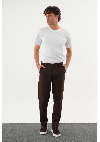 Redline Arden Kışlık Kalın Slim Fit Kemerli Erkek Pantolon Kahverengi Redline Arden Kışlık Kalın Slim Fit Kemerli Erkek Pantolon Kahverengi