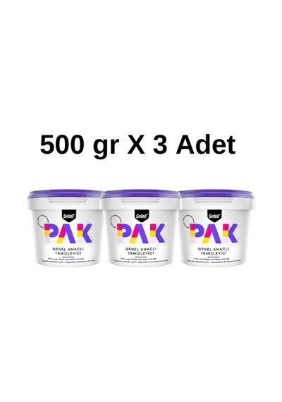 Selsil 3 Adet Pak Genel Amaçlı Mucize 500 Gr
