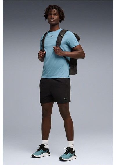 Puma Essentials Marble Effect Erkek Tişört Drycell Ter Emici Spor Tişört Saks - Mavi