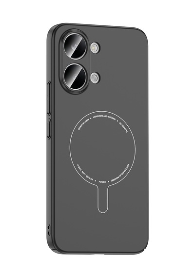 Maks Technology Poco X8 Pro Max Kılıf M-safe Şarj Özellikli Kamera Korumalı Mkst Elio Sert Pc Kapak - Lacivert