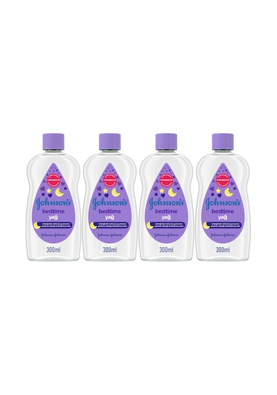 Johnsons Baby Bebek Yağı 300ml Bedtime Uyku Rutini 4 Lü Set