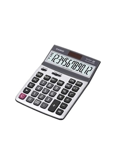 Ekstra Geniş Lcd Ekranlı Hesap Makinesi, Metal Ön Yüz 124-Pembe