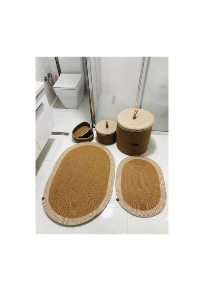 Jüt,hasır,6 Lı,banyo Paspas Takımı,bohem Tarzı Banyo Takımı,iskandinav Paspas/sepet Hasır Jütbeyaz Hasır Jütbeyaz Jüt,hasır,6 Lı,banyo Paspas Takımı,bohem Tarzı Banyo Takımı,iskandinav Paspas/sepet Hasır Jütbeyaz Hasır Jütbeyaz