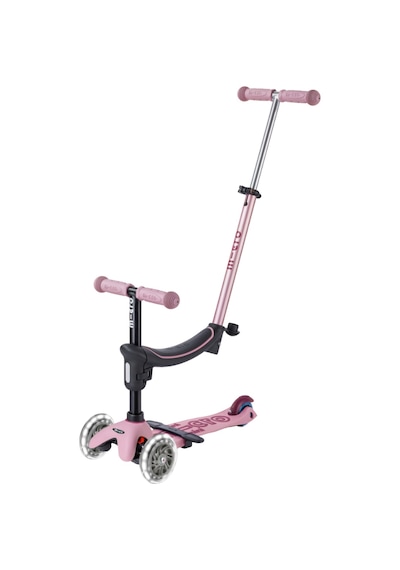 Micro Mini 6 İn 1 Deluxe Rock And Go Led Scooter Dusty Rose Pembe