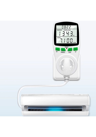 Dijital Wattmetre Enerji Sarfiyat Ölçer Tüketim Ölçer 220V  Priz