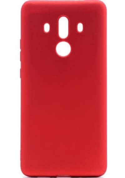 Huawei Mate 10 Pro Kılıf Esnek Yapılı İnce Slim Silikon Kapak Ryc/premier Kirmizi
