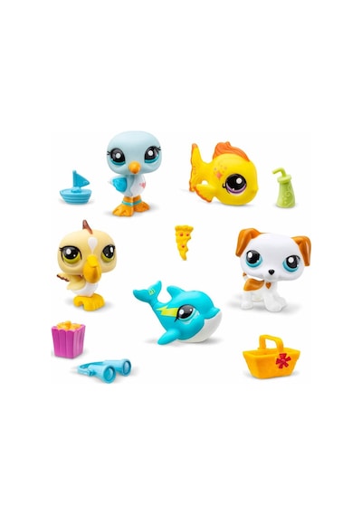 Littlest Pet Shop Minişler 5'li Figür Seti S1 S01005103 Minişler Tatilde