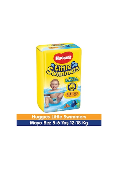 Huggies Little Swimmers Mayo Bebek Bezi 5-6 Yaş 11 Adet 5 - 6 Numara
