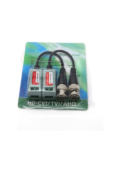 Video Balun Çift BNC Pasif Sinyal Alıcı-Vericileri HD-CVI/TVI/AHD