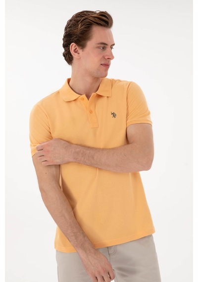 U.s. Polo Assn. Gtp04ıy025 Turuncu Erkek Polo Yaka T-shirt 2084151 Turuncu