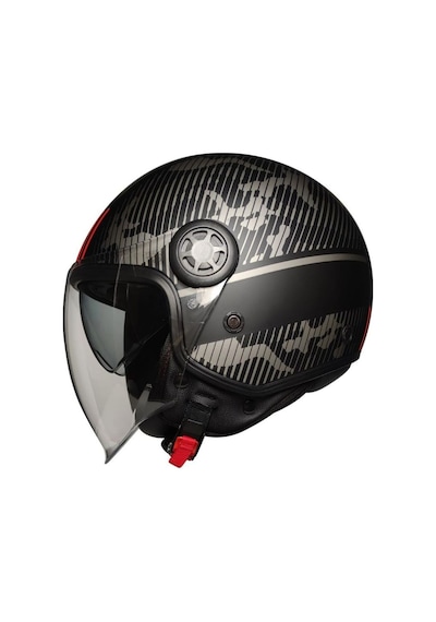 Motoanl Motosiklet Unıver Yarım Camlı Ce Onaylı Güneş Vizörlü Kapalı Kask