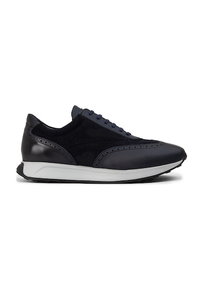 Deery Hakiki Süet Lacivert Erkek Sneaker Ayakkabı - 00750Mlcve04 Lacivert
