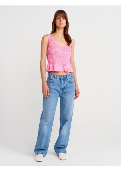 Dilvin 21083 Gipeli Kolsuz Top-pembe Pembe