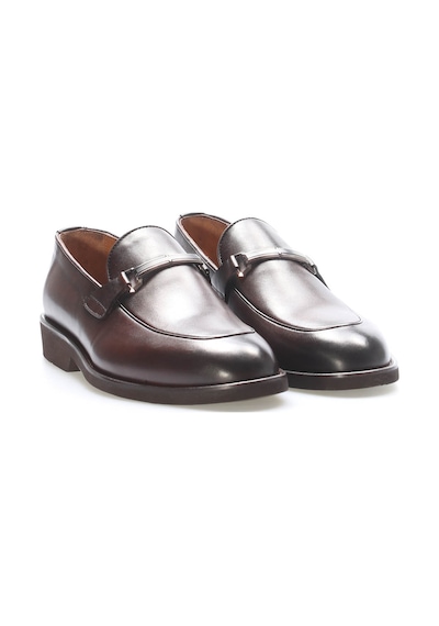 Fast Step Hakiki Deri Erkek Klasik Ayakkabı 778ma24-441 Kahve