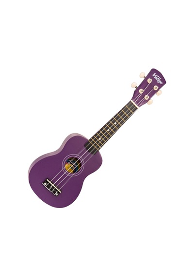 Vintage Laka Rainbow Soprano Ukulele - Violet