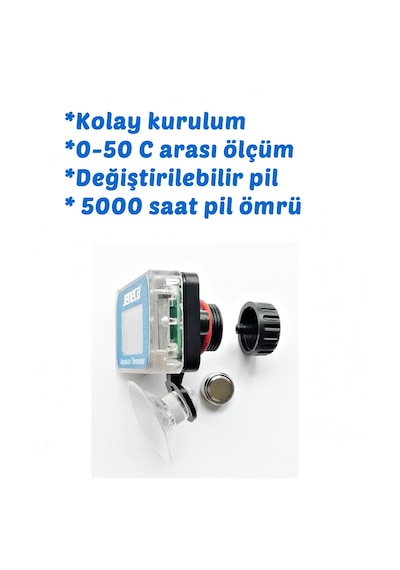 Adt-01f Profesyonel Dijital Dalgıç Akvaryum Termometresi Derecesi