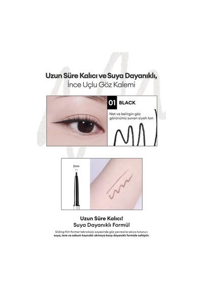 Clio Sharp So Simple Waterproof Pencil Liner 01 Black