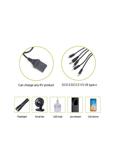 Ws-6010 6v 3.5w 500 Mah Güneş Paneli Solar Sistem Diğer