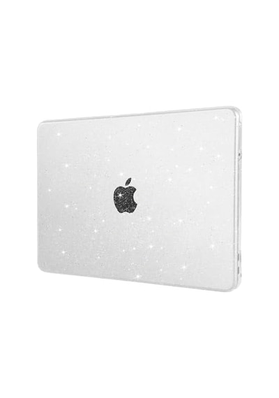 Macbook Uyumlu Neo 13inç A18 Pro A3404 Kılıf Simli Ön Arka Kapak Renksiz