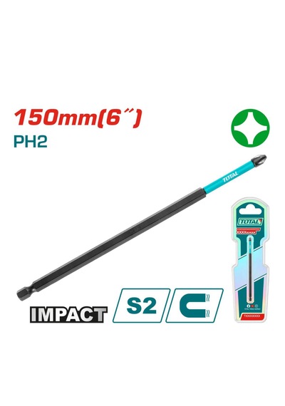 Total Ph2 150mm Darbeli Yıldız Uç
