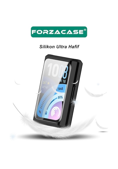 Forzacase Huawei Band 11 Pro İle Uyumlu Önü Kapalı Ekran Korumalı Silikon Kılıf - Fc010