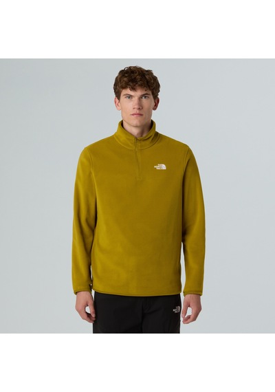 The North Face M Glacıer Fleece 1/4 Zıp Jacket Erkek Polar Nf0a8d0qbog1 Nf0a8d0qbog1 Sar Sari