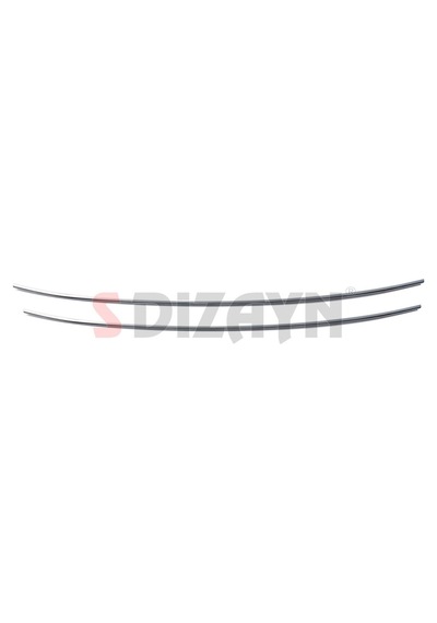 S-Dizayn  Volkswagen Jetta Krom Ön Tampon Çıta 2 Prç 2011-2014