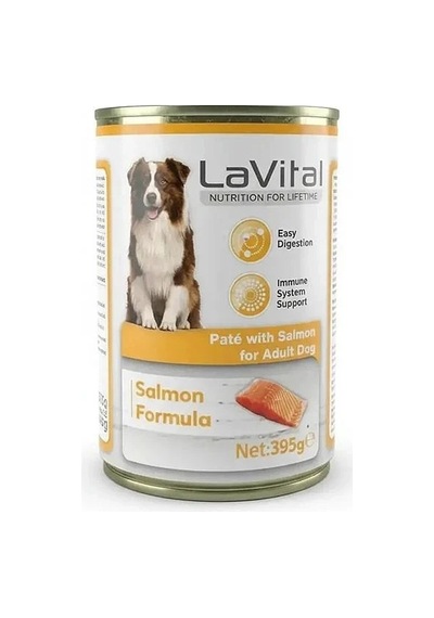 Lavital Somonlu Yetişkin Köpek Konservesi 395 Gr