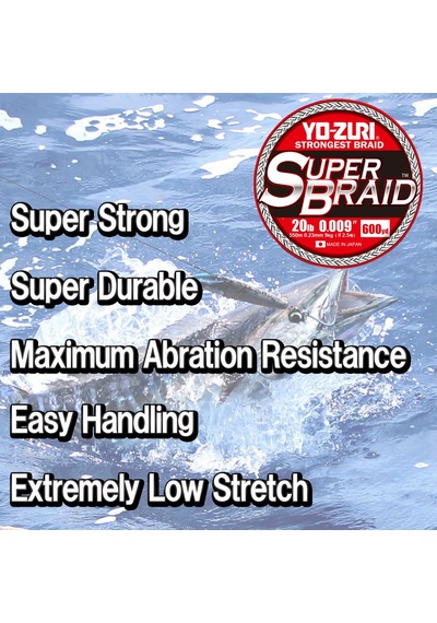 Yo-zuri Süper Örgü 150 Yard Makara Mavi 15 Lb Çizgi