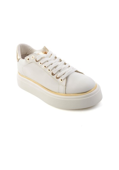 Bambi Beyaz Kadın Sneaker K01234050609