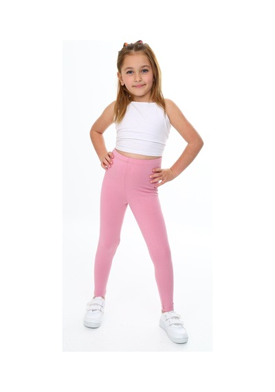 Toontoy Kids Toontoy Kız Çocuk Kirpi Baskılı Tayt Gül Kurusu