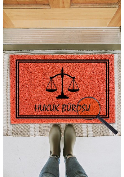 KIVIRCIK PASPAS KISIYE OZEL HUKUK BUROSU SCALES TURUNCU 40X60 CM
