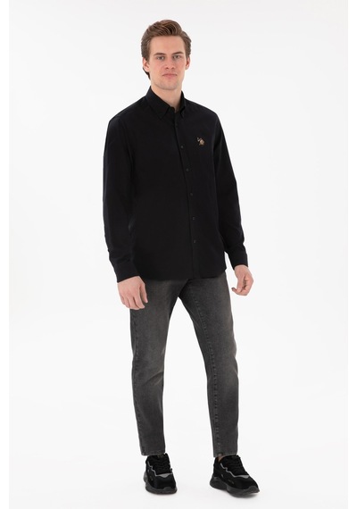 U.S. Polo Assn. Us. Polo Assn. Erkek Gömlek 50298000-vr046 Siyah