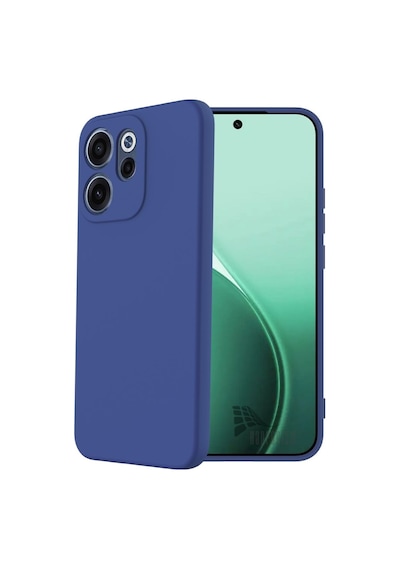 Oppo Reno 15 Fs Uyumlu Silikon Kılıf - Pastel Renk Tonu Kamera Korumalı Esnek Kapak - Lacivert Lacivert