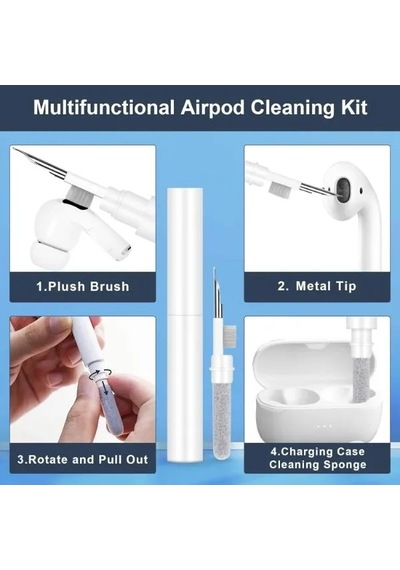 Özel Seri Mini Gereç Cihaz Bakımı Kolay Kullanım Çok Amaçlı Kulaklık Temizleme Kiti