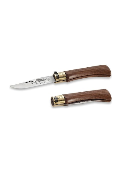 Old Bear 23 Cm Ceviz Ahşap Sap 9'' Xl Kamp Çakı Kahverengi