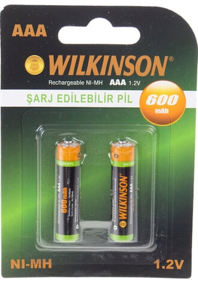 Wilkinson Şarjlı Pil Kumanda 600Mah 2li Kart 4037