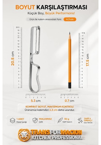 2'li Profesyonel Sebze Meyve Soyacak Seti, Ergonomik Düz Ve Tırtıklı Bıçaklı Mutfak Soyucu 304 Paslanmaz Çelik 7 Diğer