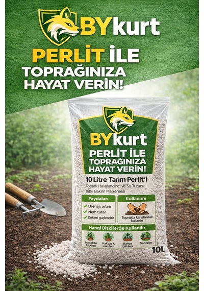 Tarım Perliti Çiçek Toprağı Karışımı 10 Litre Toprak Perliti 10 L