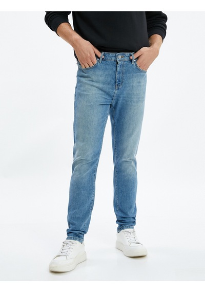 Koton Slim Fit Kot Pantolon - Brad Jean Koyu İndigo 4wam40013nd İndigo
