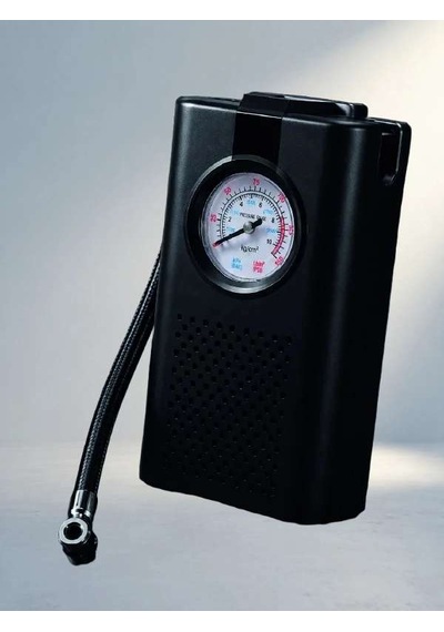 Analog Manometreli Taşınabilir Hava Pompası Lastik Şişirme