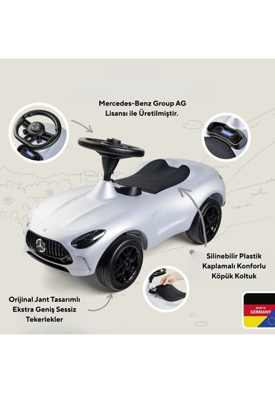 Big Mercedes-amg Gt Bingit Araba Gri