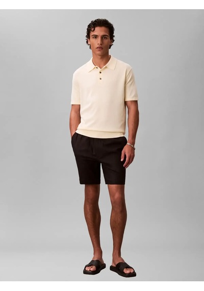 Calvin Klein Ss Supıma Cotton Pol, Zrk, S Sarı Erkek T-shirt